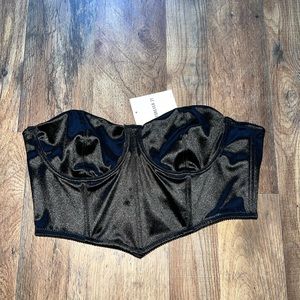 {Forever 21 Satin Corset Top}